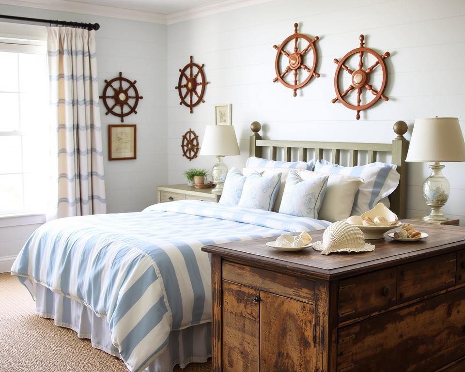 Nautical bedroom patterns