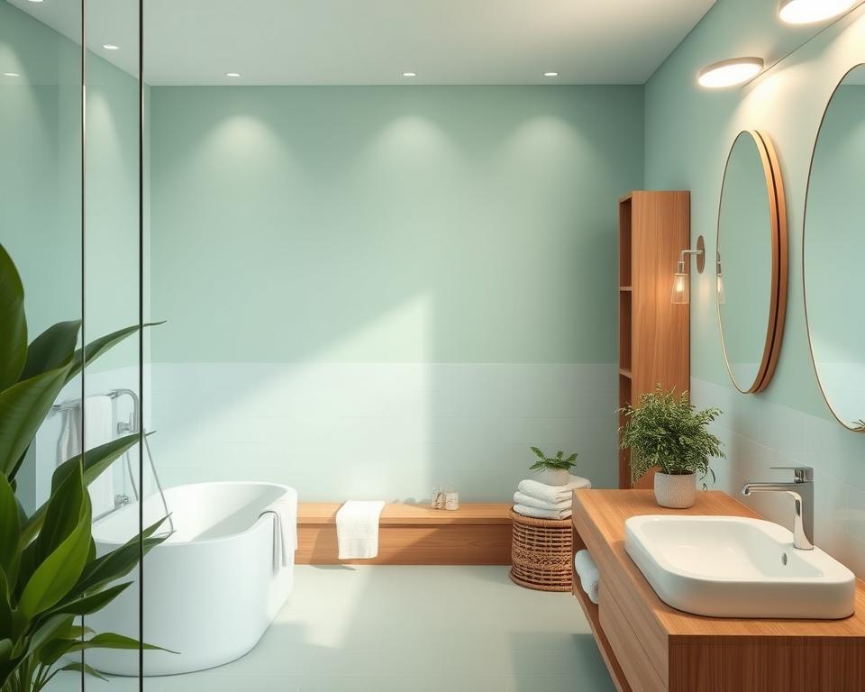 calming bathroom colors