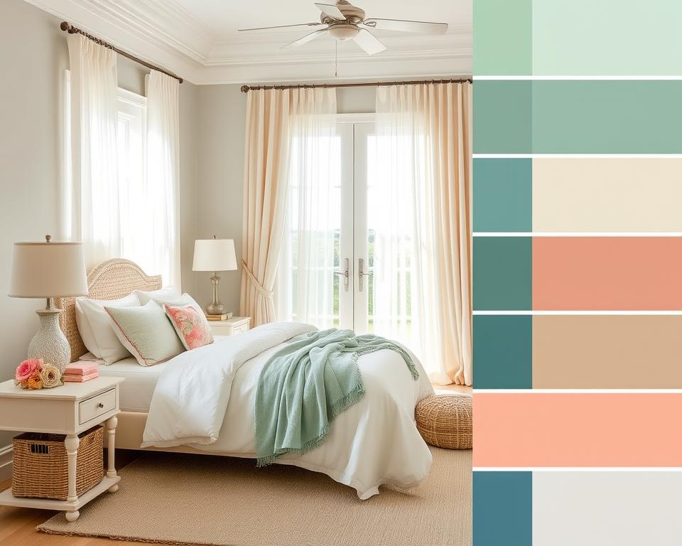 coastal bedroom color palette