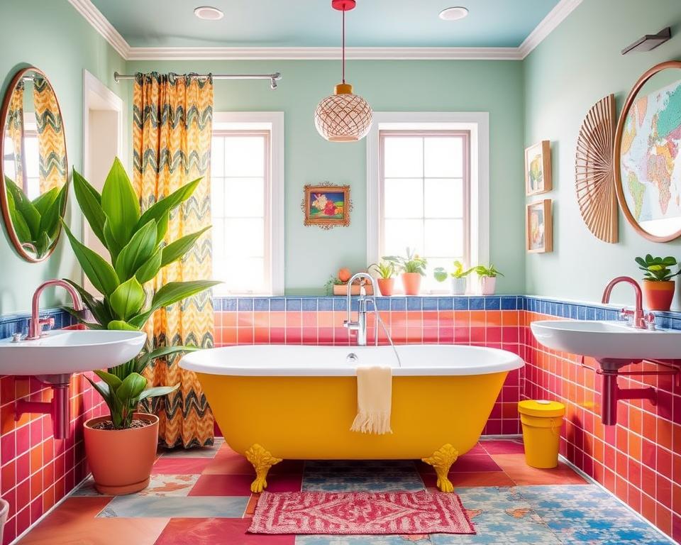 colorful bathroom design trends