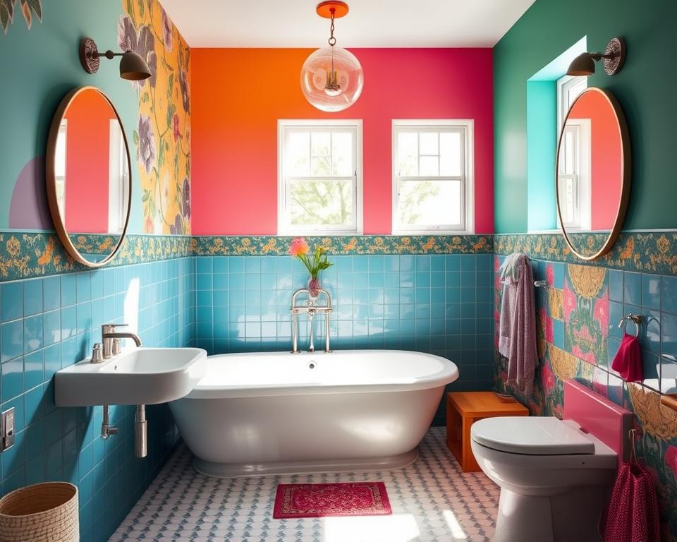 colorful bathroom paint ideas