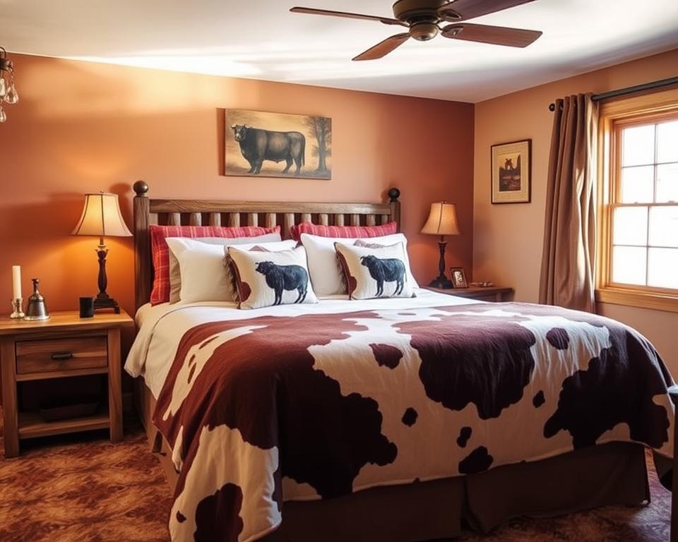 cow print decor