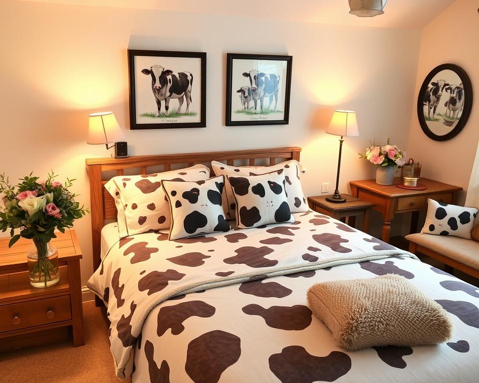 cow themed bedroom decor