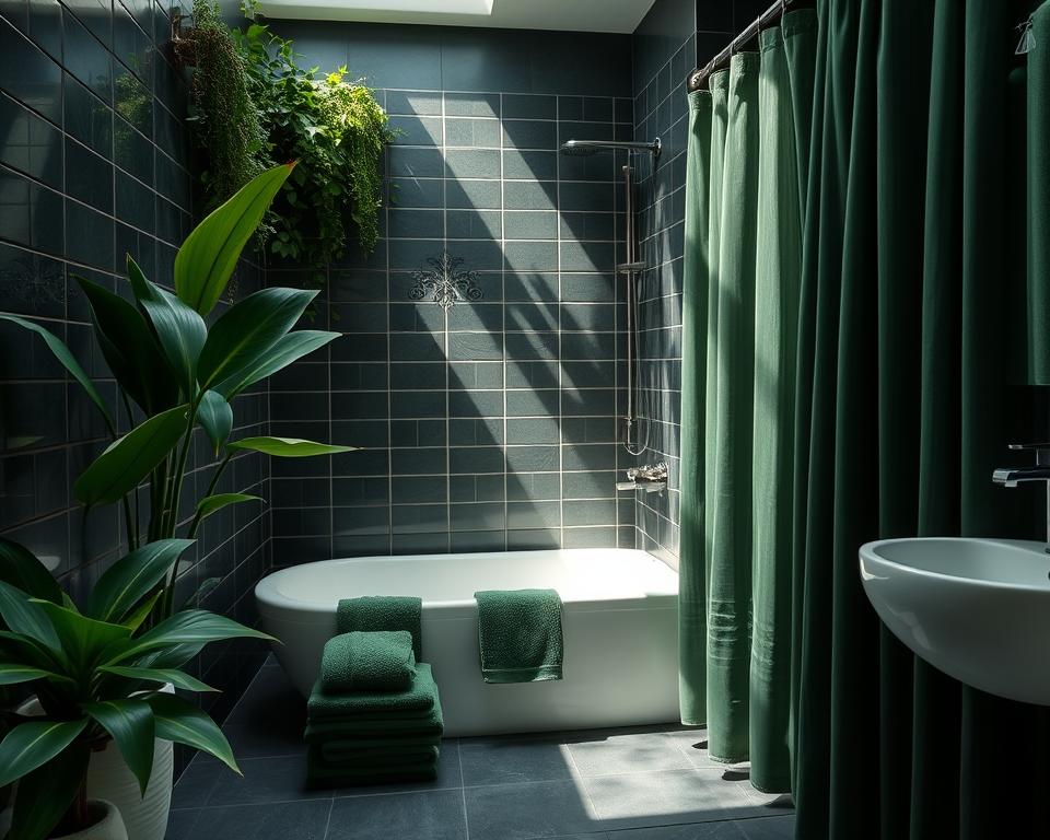 dark green decor