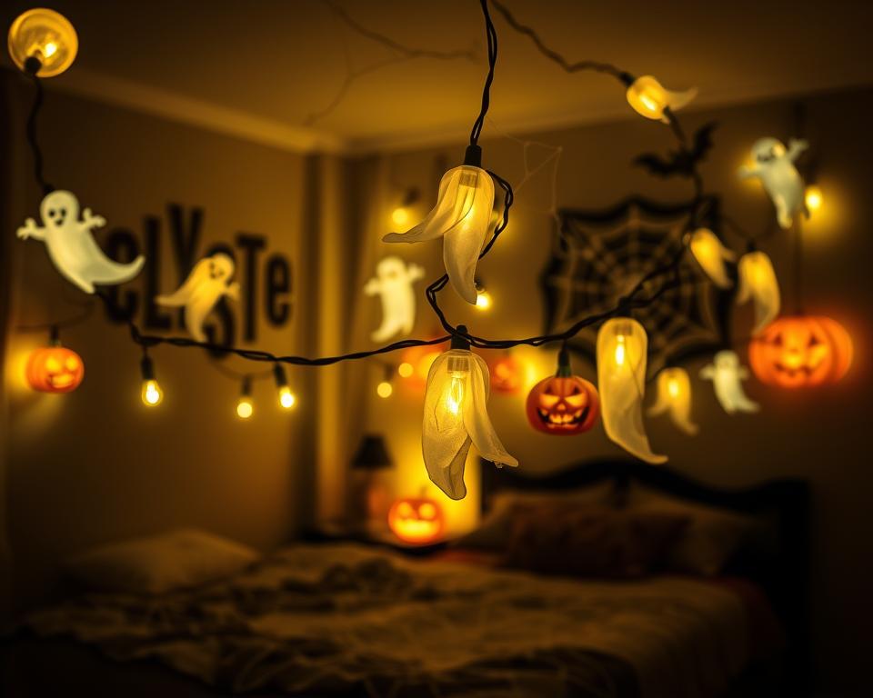 spooky string lights