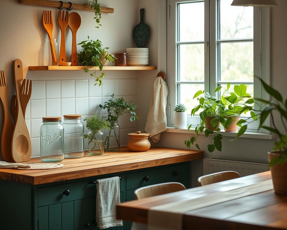 sustainable kitchen decor