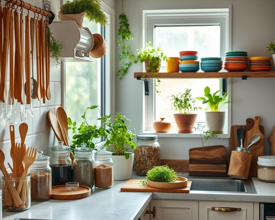 sustainable kitchen decor