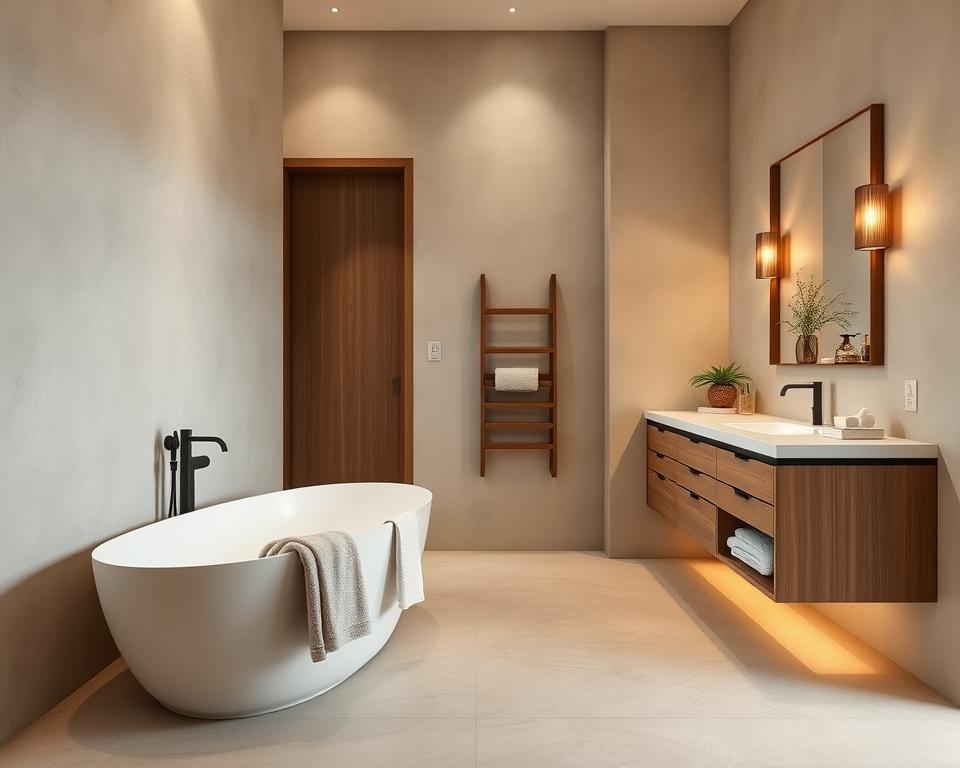 timeless beige bathroom