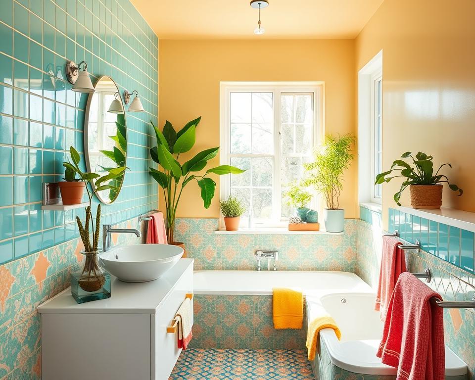 vibrant bathroom colors