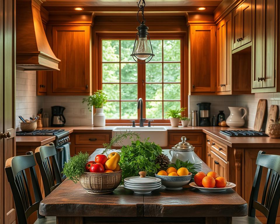 warm inviting kitchen